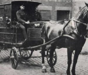 This buildings first Ambulance